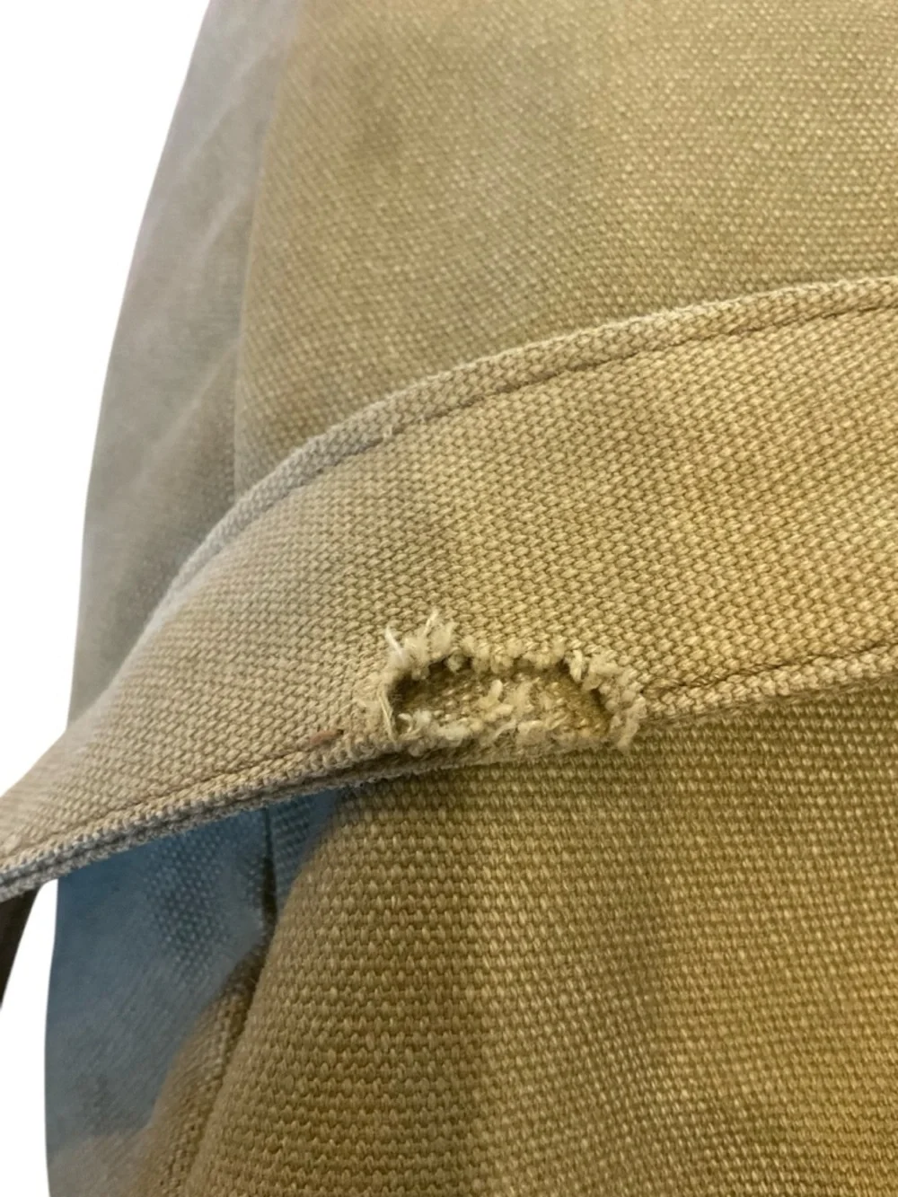 L.L. Bean canvas and leather messenger bag
